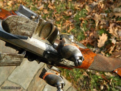 Castiglioni, Brescia. 18-bore flintlock O/U - Image 7 of 23