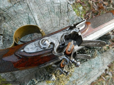 Castiglioni, Brescia. 18-bore flintlock O/U - Image 4 of 23