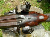 Fine French 20-bore double flintlock sporting gun - 3 of 25
