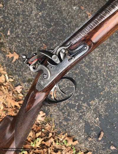 John Manton and Son, London. An absolutely stunning 14-bore, cased double barreled, Flintlock Sporting Gun, #10571, made in 1830. - Image 6 of 25