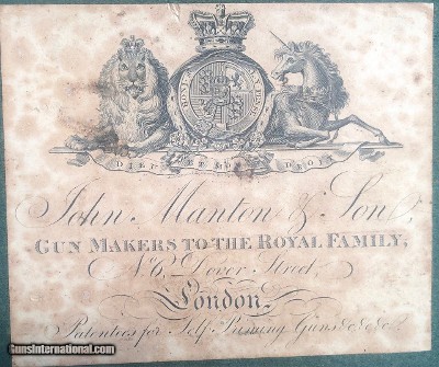 John Manton and Son, London. An absolutely stunning 14-bore, cased double barreled, Flintlock Sporting Gun, #10571, made in 1830. - Image 2 of 25