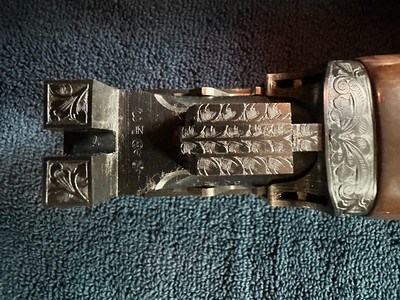 BROWNING SUPERLIGHT, 12GA GRADE VI, AMAZING FEATHERCROTCH WALNUT STOCK, APPERS TO BE UNFIRED. - Image 7 of 11