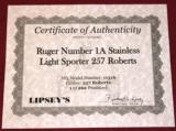 Ruger Number 1A Stainless Light Sporter 257 Roberts - 9 of 9