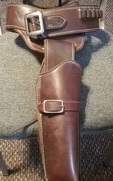 George Lawrence Fully Lined Holster and Gun Belt - 2 of 7