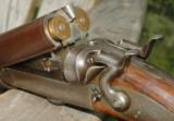ALEXANDER HENRY 12-BORE DOUBLE RIFLE, EXC, CONICAL BULLETS - 1 of 12