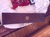 Late 1800's Antique English Mahogany Case for Shotgun or Double Rifle - 1 of 3