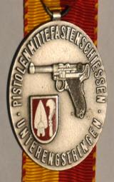 Swiss LUGER Pistol Target Shooting Medal - 2 of 4
