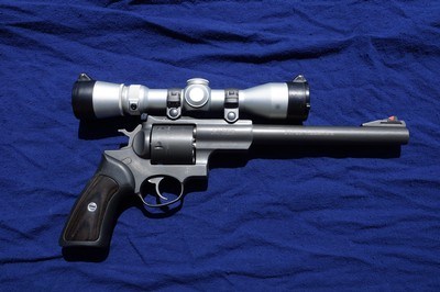 Ruger Super Redhawk in 480 Ruger.Silver Leupold 2.5x8 Scope - Image 1 of 7