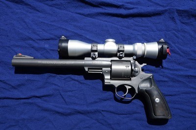 Ruger Super Redhawk in 480 Ruger.Silver Leupold 2.5x8 Scope - Image 2 of 7