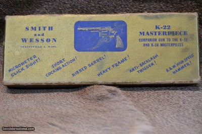 K-22 Masterpiece ( Post War K-22 3rd Model ) " Pre- Model 17 .22cal