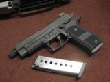 SIG SAUER P220 ELITE .45ACP - DARK - NITRON FINISH - THREADED BARREL - NIGHT SIGHTS - NEAR MINT IN BOX - 8 of 10