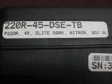 SIG SAUER P220 ELITE .45ACP - DARK - NITRON FINISH - THREADED BARREL - NIGHT SIGHTS - NEAR MINT IN BOX - 10 of 10