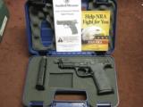 SMITH & WESSON M&P 9MM - CUSTOM - THREADED BARREL - TRIGGER KIT - NIGHT SIGHTS - NEAR MINT - 1 of 12