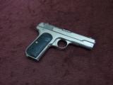 COLT 1908 .380 - NICKEL - MADE IN 1923 - EXCELLENT - 1 of 14