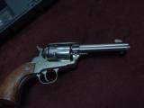 RUGER - OLD MODEL VAQUERO - .45 COLT - 4 5/8-INCH - HIGH POLISH STAINLESS - NEAR MINT IN BOX - 7 of 13