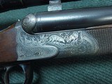 J.J. REEB - PRE-WAR GERMAN DRILLING 12x12 / 8x57 - BEAUTIFUL ENGRAVING - CLAW MOUNT SCOPE - 3 of 15