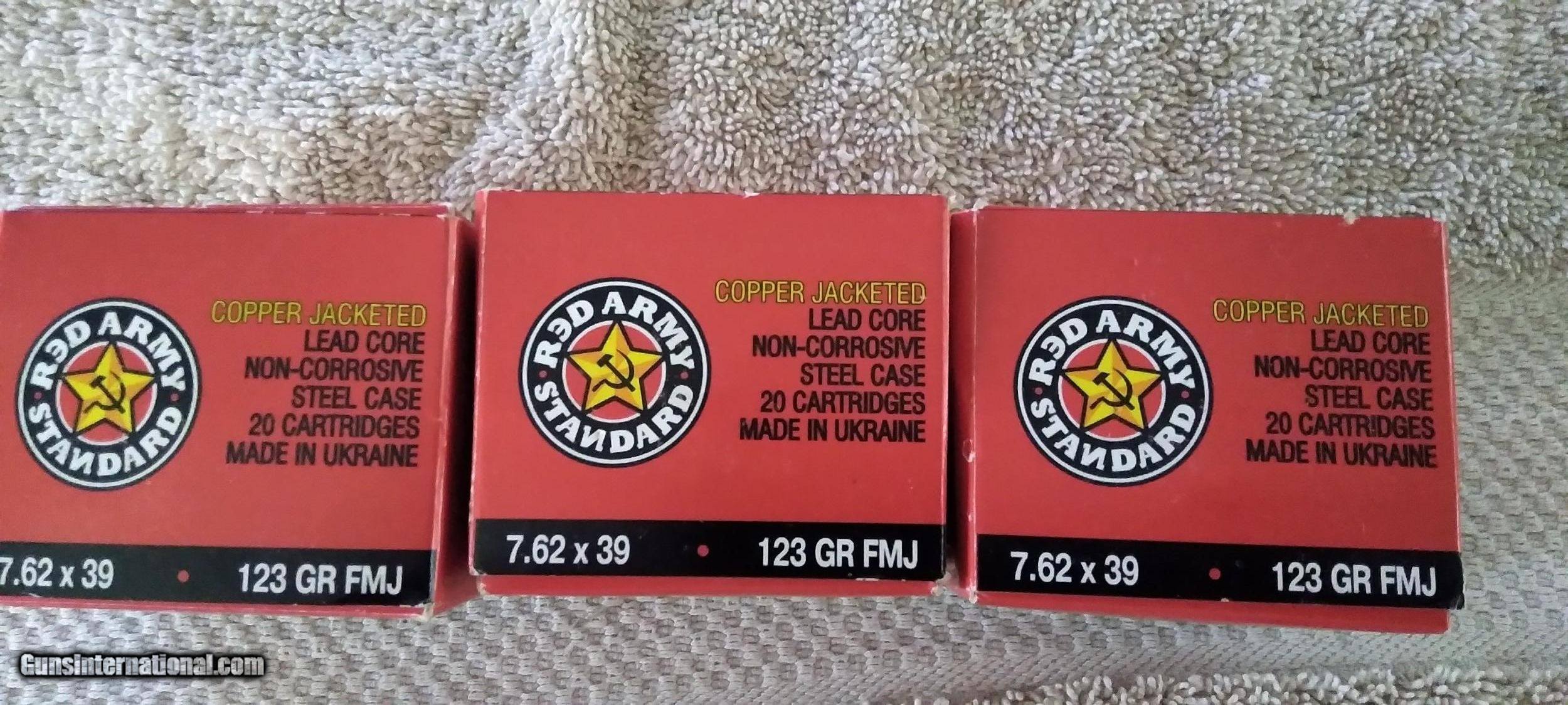 Red army standard 7 62 x 39mm