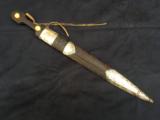 old Kindjal complete with its scabbard, early 19th - 1 of 10
