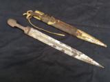 old Kindjal complete with its scabbard, early 19th - 4 of 10