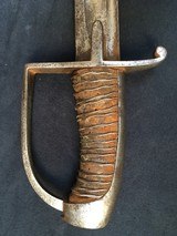 Sabre of light cavalry of English hussar circa 1780, Waterloo battle. first empir - 6 of 12