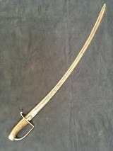 Sabre of light cavalry of English hussar circa 1780, Waterloo battle. first empir - 1 of 12