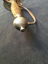 French sword of sergeant of infantry around 1760, 18th century blade engraved on the third without scabbard, missing shagreen and filigree on the hand - 10 of 10