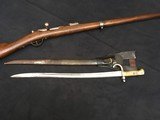 superb French rifle model 1866 "Chassepot" full of his bayonet and bayonet door. I remain at your disposal for any questions or additional p - 14 of 15