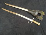 bayonet sword "chassepot" model 1866 for rifle Remington rolling block of the national defense, war of 1870/1871, - 4 of 11