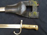 bayonet sword "chassepot" model 1866 for rifle Remington rolling block of the national defense, war of 1870/1871, - 5 of 11