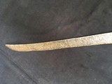 French saber model 1767 rare iron guard instead of brass, revolutionary production, very stitched blade, without scabbard average condition - 9 of 10