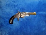 Smith and Wesson first model 3rd issue .22 short 7 shot revolver - 1 of 9