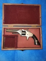 S & W model 1 2nd issue.22rf Revolver - 1 of 12