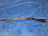 Antique
percussion Kentucky style half stock long rifle. - 2 of 9