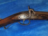 Antique
percussion Kentucky style half stock long rifle. - 5 of 9