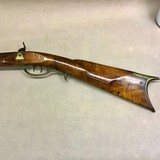 1800's Kentucky Percussion Rifle Tiger Maple Ex. N. Flayderman - 3 of 15