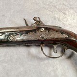 ANTIQUE ITALIAN 18th CENTURY OVERCOAT FLINTLOCK PISTOL SIGNED Gv BANCHI Circa 1780 - 8 of 15