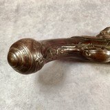 ANTIQUE ITALIAN 18th CENTURY OVERCOAT FLINTLOCK PISTOL SIGNED Gv BANCHI Circa 1780 - 6 of 15
