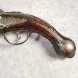ANTIQUE ITALIAN 18th CENTURY OVERCOAT FLINTLOCK PISTOL SIGNED Gv BANCHI Circa 1780 - 11 of 15