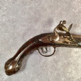 ANTIQUE ITALIAN 18th CENTURY OVERCOAT FLINTLOCK PISTOL SIGNED Gv BANCHI Circa 1780 - 3 of 15