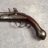ANTIQUE ITALIAN 18th CENTURY OVERCOAT FLINTLOCK PISTOL SIGNED Gv BANCHI Circa 1780 - 9 of 15