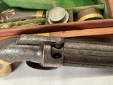 DELUXE CASED IVORY GRIPS 1837 ALLEN & THURBER ENGRAVED 6 SHOT PEPPERBOX Ex. N. FLAYDERMAN - 11 of 15