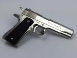 COLT 1911A1 38 SUPER ORIGINAL NICKEL W/ COLT LETTER PRE-WAR VERY VERY RARE!!! - 1 of 15
