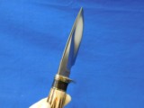 Randall 25-5 Trapper Leather and Stag with Sheath Unsharpened - 2 of 16