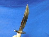Non-Cataloged Randall model 12 Little Bear Bowie Stag w/ Sheath Unsharpened - 4 of 20