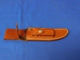 Non-Cataloged Randall model 12 Little Bear Bowie Stag w/ Sheath Unsharpened - 19 of 20