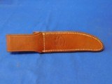 Non-Cataloged Randall model 12 Little Bear Bowie Stag w/ Sheath Unsharpened - 20 of 20