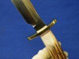 Non-Cataloged Randall model 12 Little Bear Bowie Stag w/ Sheath Unsharpened - 9 of 20