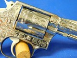 Hand Engraved Smith & Wesson model 60-7 38 Special Real Ivory Grips Mirror Polish - 4 of 19