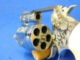 Hand Engraved Smith & Wesson model 60-7 38 Special Real Ivory Grips Mirror Polish - 19 of 19