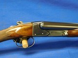 (Sold) Winchester 21 Skeet 12 gauge WS1/2 26 inch beavertail Auto Eject Deluxe Wood Straight Stock - 1 of 23